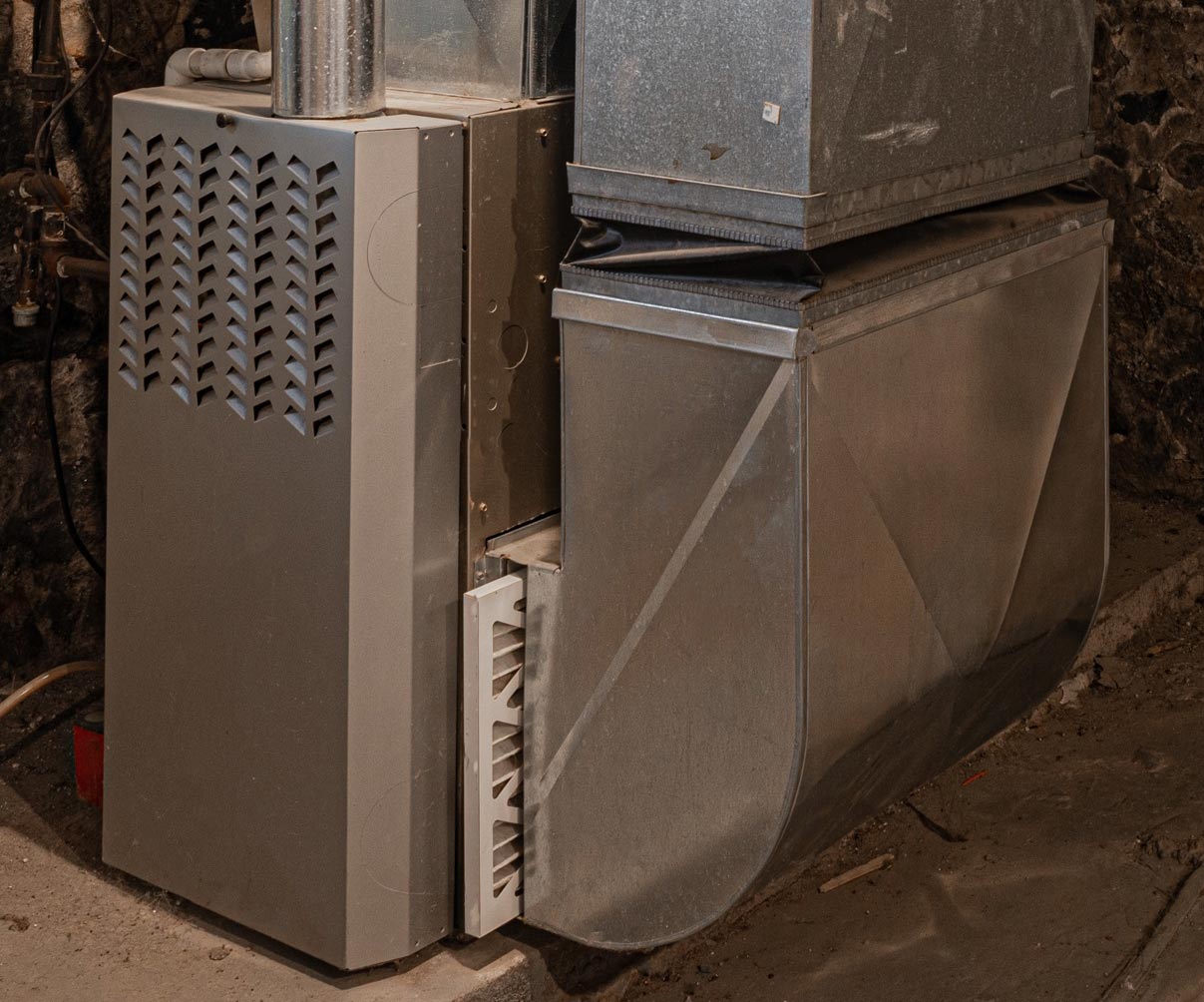 Basement heating system unit